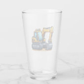 Baumaschine/Bagger Glas (Rückseite)