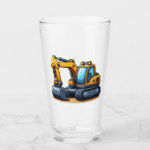 Baumaschine/Bagger Glas (Vorderseite)