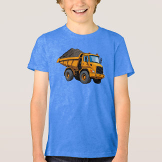 Baumaschine/Erdarbeitsmaschine/Kipper Tri-Blend Shirt