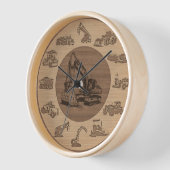 Baumaschine für schwere Geräte Uhr (Winkel)