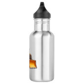 Baumaschine/Raupenbagger Edelstahlflasche (Rechts)
