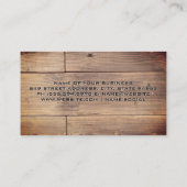 Baumaschinen | Blauholz Visitenkarte (Rückseite)