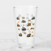 Baumaschinen glas (Rückseite)