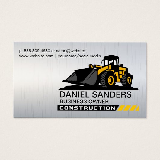 Baumaschinen | Immobilienentwickler (Vorderseite)