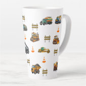 Baumaschinen Milchtasse (Rechte Ecke)