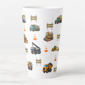 Baumaschinen Milchtasse (Vorderseite)