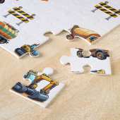 Baumaschinen Puzzle (Seite)