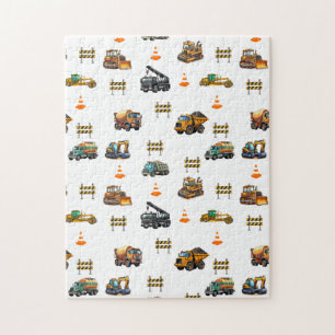 Baumaschinen Puzzle
