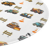 Baumaschinen Schneidebrett (Ecke)