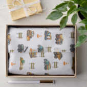 Baumaschinen  seidenpapier (Geschenk)