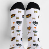 Baumaschinen Socken (Oben)