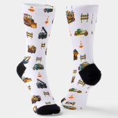 Baumaschinen Socken (Gewinkelt)