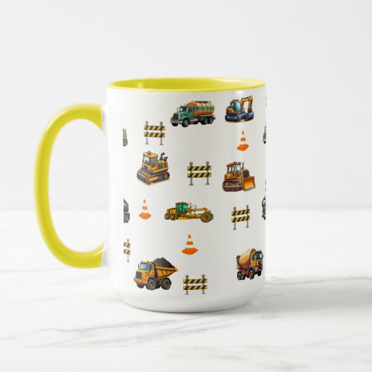 Baumaschinen Tasse (Links)
