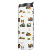 Baumaschinen  thermosbecher (Nach links gedreht)
