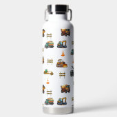 Baumaschinen Trinkflasche (Vorderseite)