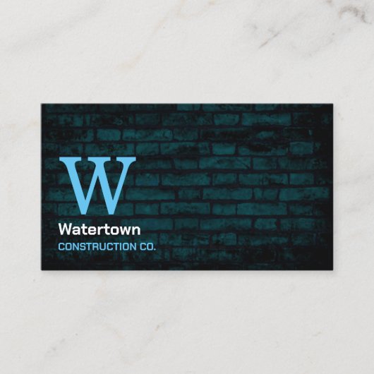 Baumasonry Brick Business Card Visitenkarte (Vorderseite)