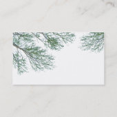 Baumast-Visitenkarten Visitenkarte (Rückseite)