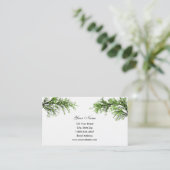 Baumast-Visitenkarten Visitenkarte (Stehend Vorderseite)