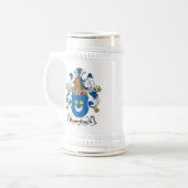 Baumbach Familienwappen Bierglas (Vorderseite Links)