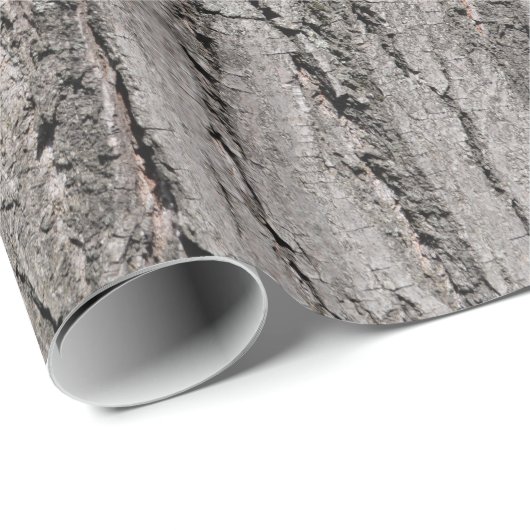 Baumbarken-Beschaffenheitsmuster-Natur-Pflanze Geschenkpapier (Rolleneckpunkt)