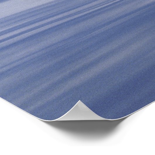 Baumbestand in schneebedeckter Landschaft Poster (Ecke)