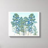 Baumbestand Leinwanddruck (Vorderseite)