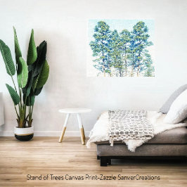 Baumbestand Leinwanddruck
