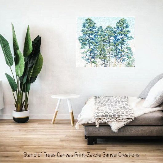 Baumbestand Leinwanddruck