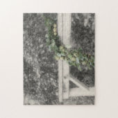 Baumbirnen in Schwarz-Weiß-Natur Puzzle (Vertikal)