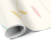 Baumblätter Geschenkpapier (Rolleneckpunkt)