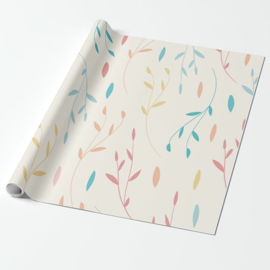 Baumblätter Geschenkpapier (Ungerollt)