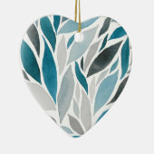 Baumblätter Keramik Ornament (Rechts)