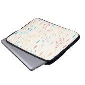 Baumblätter Laptopschutzhülle (Vorne Knopf)
