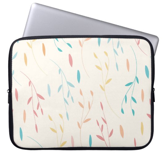 Baumblätter Laptopschutzhülle (Vorderseite)