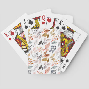 Baumblätter Spielkarten