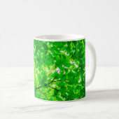 Baumblattmuster Kaffeetasse (VorderseiteRechts)