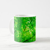 Baumblattmuster Kaffeetasse (Vorderseite Links)