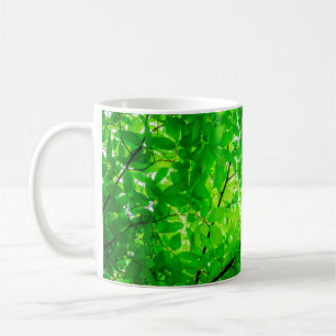 Baumblattmuster Kaffeetasse