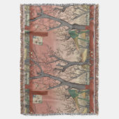 Baumblüten Pflaumengarten Japanisch Decke (Vorderseite Vertikal)