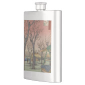 Baumblüten Pflaumengarten Japanisch Flachmann (Links)