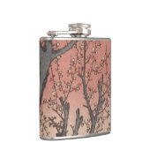 Baumblüten Pflaumengarten Japanisch Flachmann (Rechts)