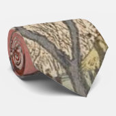 Baumblüten Pflaumengarten Japanisch Krawatte (Gerollt)