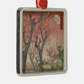 Baumblüten Pflaumengarten Japanisch Ornament Aus Metall (Rechts)
