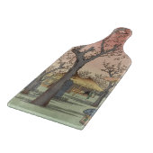 Baumblüten Pflaumengarten Japanisch Schneidebrett (Ecke)