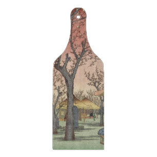 Baumblüten Pflaumengarten Japanisch Schneidebrett