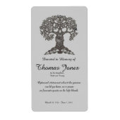 Baumbuch Gespendet in Erinnerung an Buchzeichen .. (Vorne)