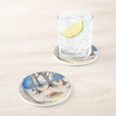 "Baumbucht" Stone-Untersetzer Getränkeuntersetzer (Seite)