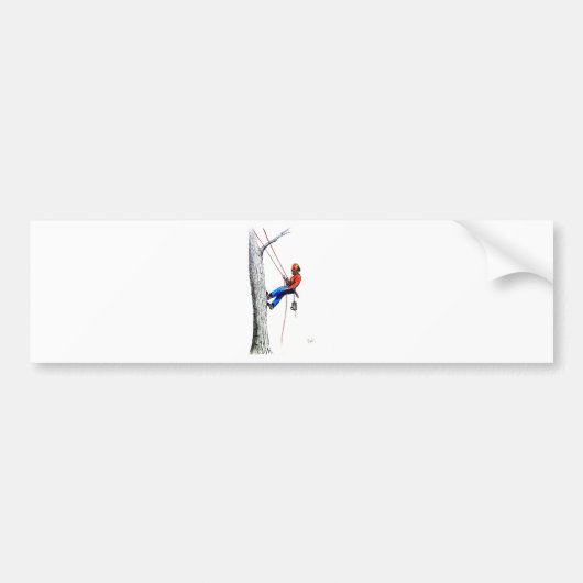 Baumchirurg Arborist Autoaufkleber (Vorne)