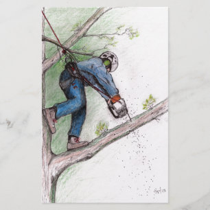 Baumchirurg Arborist Briefpapier