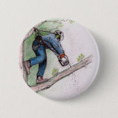 Baumchirurg Arborist Button (Vorderseite)